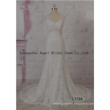 Custom Made Stunning Beading Sweetheart Strapless Wedding Dress